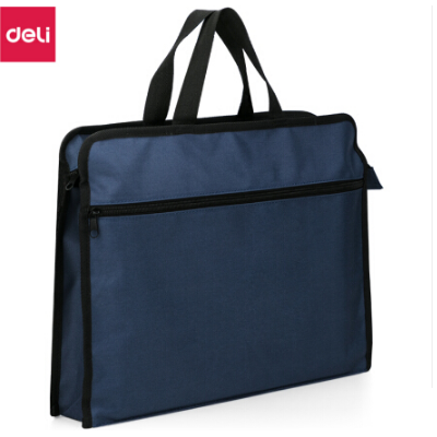 得力（deli）時尚辦公公文包商務男女職業文件袋事務包手提資料袋電腦包 得力（deli）公文包63753藍色